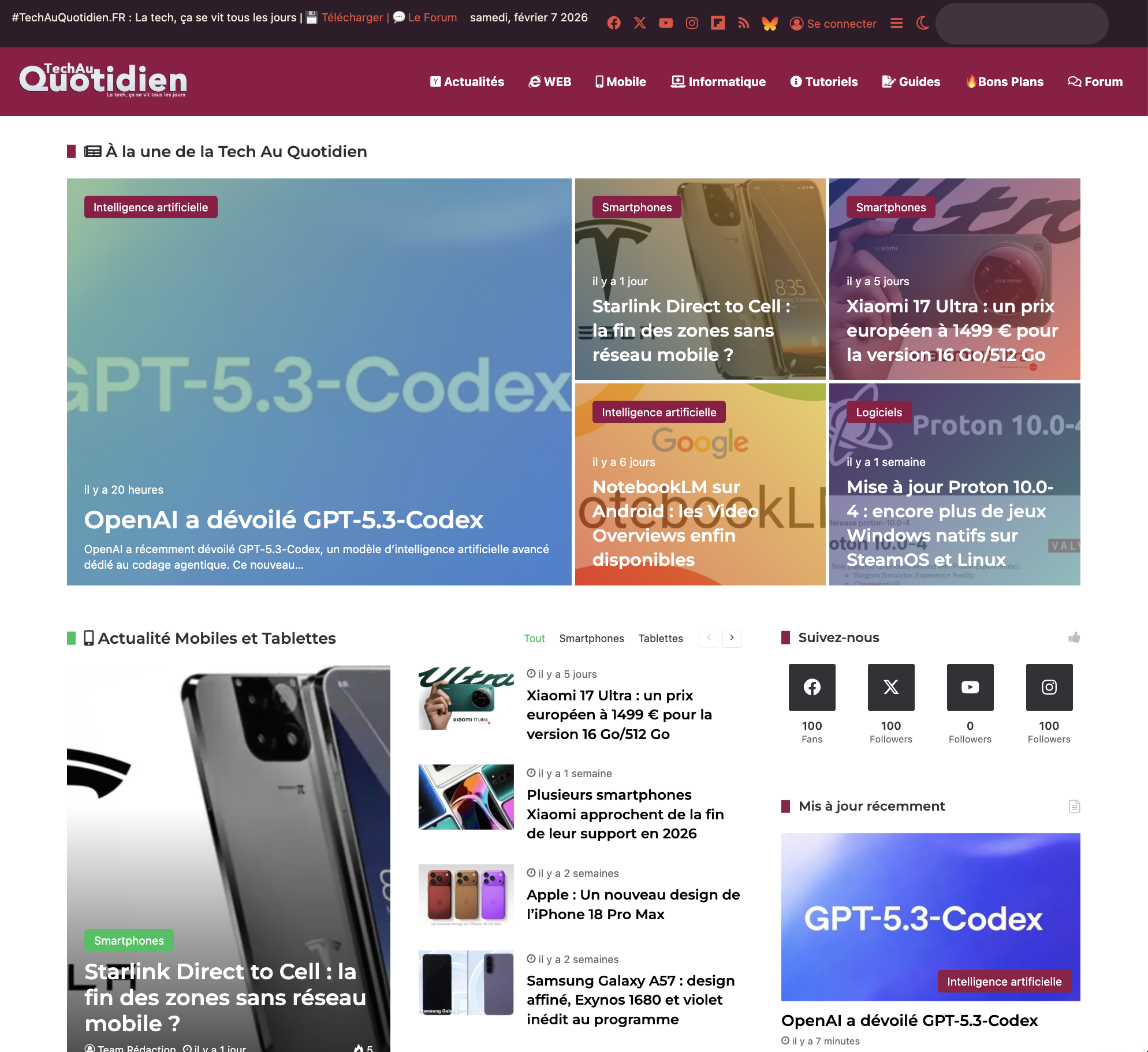 TechAuQuotidien - Actualites tech